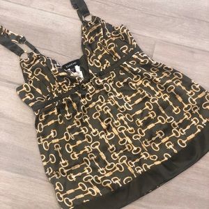 BEBE reversible satin camisole Sz Small